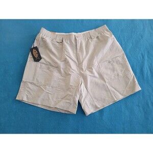 AFTCO Original Fishing Shorts Mens size 44 Silver 8" inseam MSRP $65
